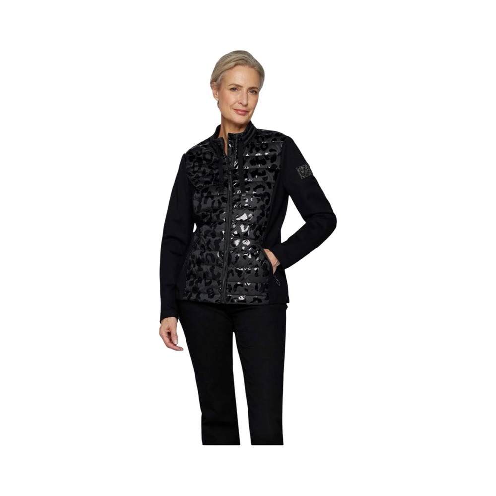 Rabe Padded Jersey Contrast Zip Jacket
